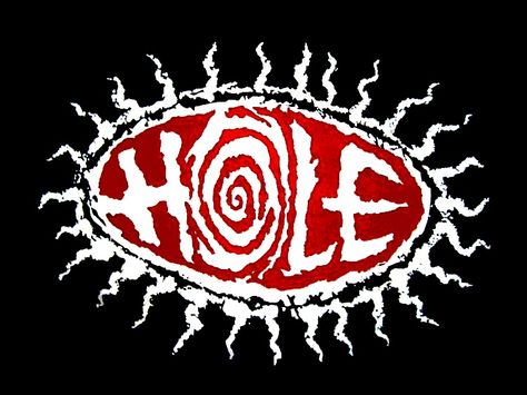 Hole Poster Band, Hole Band Tattoo, Hole Band Aesthetic, Hole Band Logo, Hole Logo, Hole Band, Hole Patch, Band Patches, Punk Poster