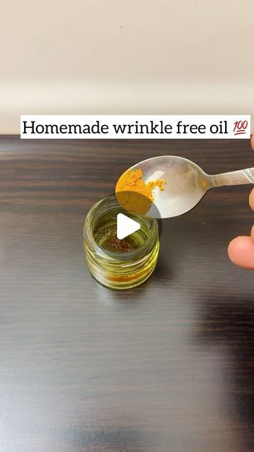 Anu 🌸Skincare,haircare on Instagram: "Homemade *FACE OIL* Serum: Get Rid of Wrinkles, Dark Spots, Fine Lines, Dry Skin Naturally 💕
Ingredients 
Olive oil + turmeric + saffron + vitamin E 
.
.
Follow @anubeauty.tips for more ❤️
.
.
#antiaging #antiwrinkle #antiageingskincare #anting #wrinkles #wrinkle #wrinklefree #wrinkleintime #wrinkletreatment #trending #viralreels #reels #reelsinstagram #reelitfeelit❤️❤️ 

Disclaimer : These videos are intended for informational
purposes only. All information I provide on this Account 
with these videos should not be considered as a
substitute for prescription suggested by beauty, diet and
health care professionals. Viewers are subjected to use
these information at their own risk. This account  doesn’t
take any responsibility for any harm" Homemade Face Oil, Face Oil Serum, Get Rid Of Wrinkles, Health Care Professionals, Beauty Diet, Facial Wrinkles, Homemade Face, Exfoliate Face, Skin Toner