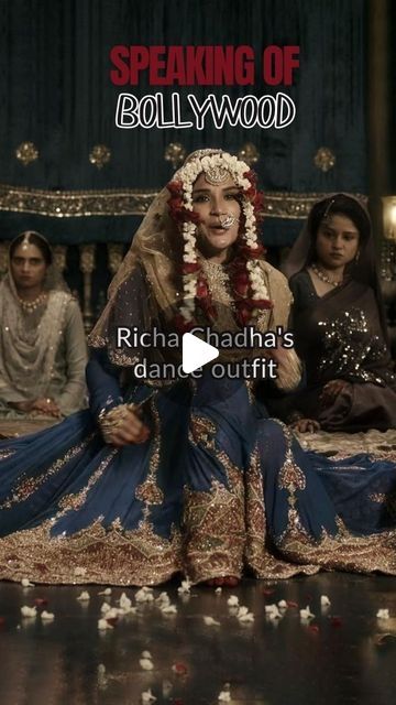 Rashi Rama Sharma on Instagram: "Richa Chada's dress for 'Masoom dil hai mera' song in #Heeramandi is very special as it's pieces have been sourced from ancient antique fabric. Patterns are derived from old motifs and indian traditional embroidery work is done on the outfit.  The outfit was designed by designers Rimple and Harpreet.   #richachadha #wearyourstorywithrashi" Heeramandi Outfits, Bollywood Retro, Antique Fabrics, Embroidery, Fabric, Pattern, Design