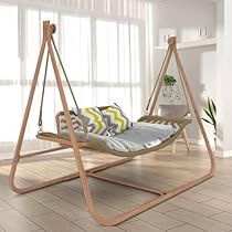 Backyard Decorating, Building Crafts, Bedroom Makeovers, Hammock Stands, Balcony Bedroom, Indoor Swing, Hanging Hammock Chair, Wood Grain Pattern, Double Hammock