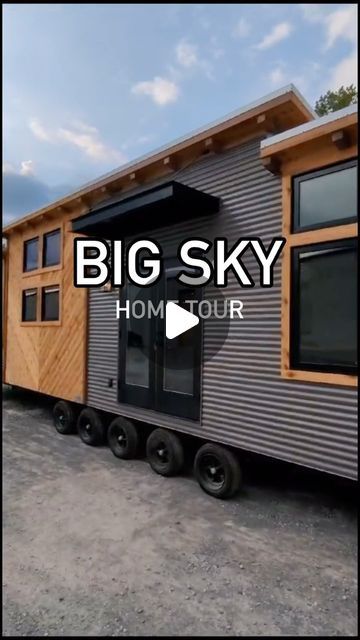 Timbercraft Tiny Homes on Instagram: "Welcome to Big Sky, come on in! 👋" Tiny House On Wheels Floor Plans, Diy Tiny House Under $5000, Tiny Home Trailer, Big Tiny House, Small Houses On Wheels, Tiny Homes On Wheels, Timbercraft Tiny Homes, Tiny Home On Wheels, Sky Home