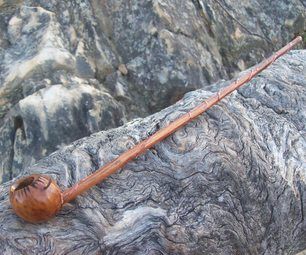 DIY Gandalf's Pipe. Hobbit Party, Handmade Pipe, Long Pipe, Gandalf The Grey, Wooden Pipe, Diy Pipe, Wood Pipe, Pipes And Cigars, Cosplay Tutorial