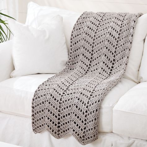 PATRÓN GRATIS Manta Ondas de Arena en Motivo Afgano a Crochet - Crochetisimo Chevron Crochet Patterns, Crochet Ripple Blanket, Ripple Afghan, Chevron Crochet, Crocheted Blanket, Crochet For Beginners Blanket, Crochet Blanket Designs, Afghan Patterns, Afghan Pattern