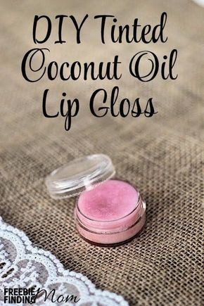 Coconut Oil Lip Gloss, Homemade Lip Gloss, Oil Lip Gloss, Săpunuri Handmade, Homemade Beauty Recipes, Lip Balm Recipes, Diy Lip Gloss, Diy Beauty Products, Diy Kosmetik