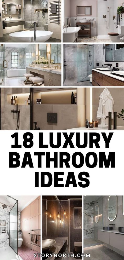 Save this pin for a curated collection of luxury bathroom ideas to transform your home into a lavish sanctuary. From opulent fixtures to elegant decor, discover how these ideas can add a touch of grandeur to your space. #LuxuryBathroom #HomeDecor #InteriorDesignIdeas Fancy Shower Ideas, Rich People Bathrooms, Primary Bath Inspiration, Wet Room Bathroom Ideas, Big Luxury Bathroom, Rich Bathroom Luxury, Dream Bathrooms Luxury Master Bath, Luxury Showers Master Baths, Dream Bathrooms Luxury Modern