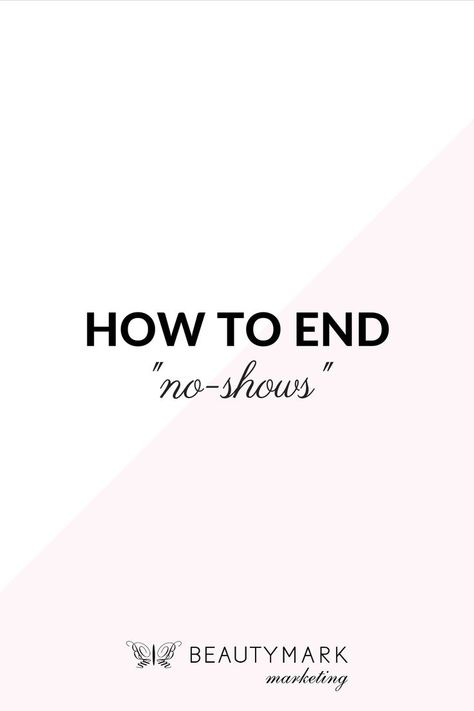 Are no-shows affecting your bottom line? Want to end no-shows? As a new business, you have the ability to kick things off with a clear and simple policy, for an established business implementing a new policy to current/existing clients can take some time getting adjusted to. Here are a few professional and subtle ways to communicate your No-Show policy... Beauty Boss, Ways To Communicate, Marketing Business, New Business, Beauty Business, Blog Marketing, Marketing Design, Beauty Industry, Business Development