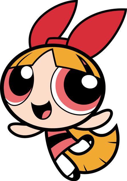 Blossom --- is known for being the smartest one, as well as being the self-proclaimed leader of the Powerpuff Girls. Her personality ingredient is "everything nice", her signature color is pink, and she has long fiery red hair with a red bow.[19] She was named for having spoken freely and honestly to the Professor shortly after her creation. She is often seen as the most mature, level-headed, and composed member of the group, although she can at times be fussy, overbearing, petty, and too analyt Powerpuff Blossom, Red Head Halloween Costumes, Blossom Costumes, Powerpuff Kızları, Powerpuff Girls Characters, Super Nana, Powerpuff Girls Wallpaper, Ppg And Rrb, Powerpuff Girl