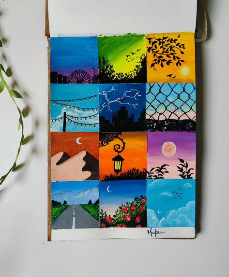 Moodboards Painting, Acrylic Markers Art Ideas, Moodboard Painting Ideas, Paint Marker Art Ideas, Art With Markers, Mini Moodboard, Moodboard Painting, Artist Moodboard, Markers Ideas