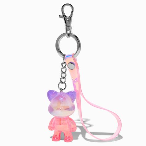 Claire's Holographic Bear Keychain Saving Account, Bear Keychain, Fashionable Jewelry, Wallet Accessories, Jewelry And Accessories, Metal Style, Accessory Gift, Rainbow, Quick Saves