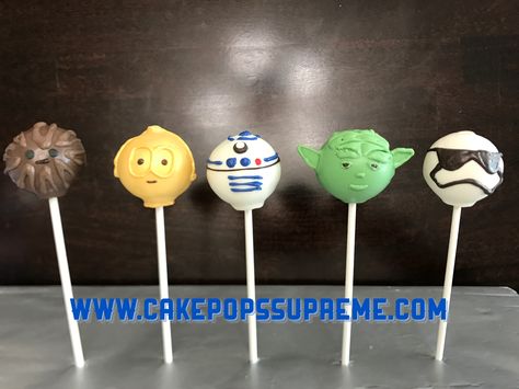 Star Wars Cake Pops, R2d2 Cake, Cake Pop Tutorial, Pops Cake, Star Wars Cake, Star Wars Birthday Party, Cake Inspo, Star Wars Birthday, Star Wars Party