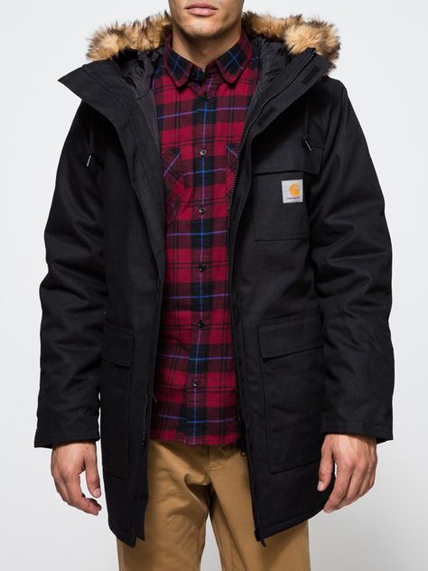 12 On Sale Heavy Duty Parkas to Beat Winter Weather | GQ- Carhartt WIP Men’s Parka Jacket, Winter Jacket Men Cold Weather, Mens Parka Outfit, Men’s Winter Coat, Mens Sport Coat Outfit, Mens Wool Trench Coat, Winter Jacket Men Parkas, Winter Parka Men, Sport Coat Outfit