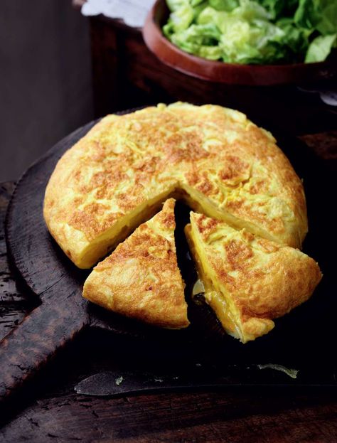 Potato Tortilla Ways To Use Eggs, Tortilla Omelette, Rick Stein Recipes, Creative Egg Recipes, Potato Tortilla, Tapas Dinner, Rick Stein, Uk Recipes, Tortilla Recipe