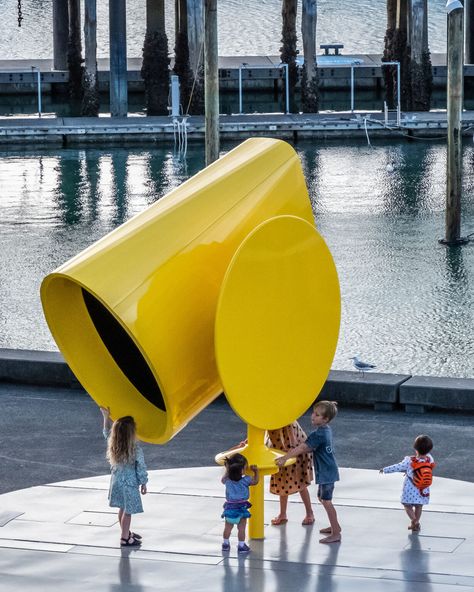 11 Public Art Installations That Create Big Joy - The Aesthetics of Joy by Ingrid Fetell Lee Rainbow Park, Interactive Art Installation, Children Park, Interactive Installation, Interactive Art, Installation Design, Street Design, Urban Environment, Telescopes