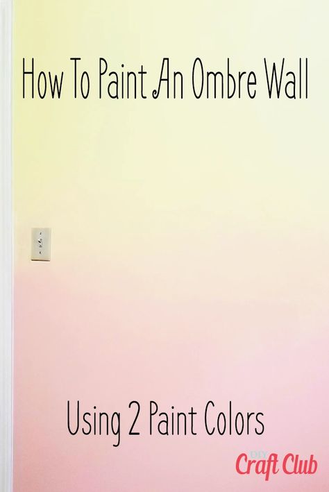 Ombre Bedroom, Ombre Painted Walls, Paint A Wall, Girls Room Paint, Ombre Paint, Childrens Rooms, Wall Painting Techniques, Ombre Wall, Painting Walls