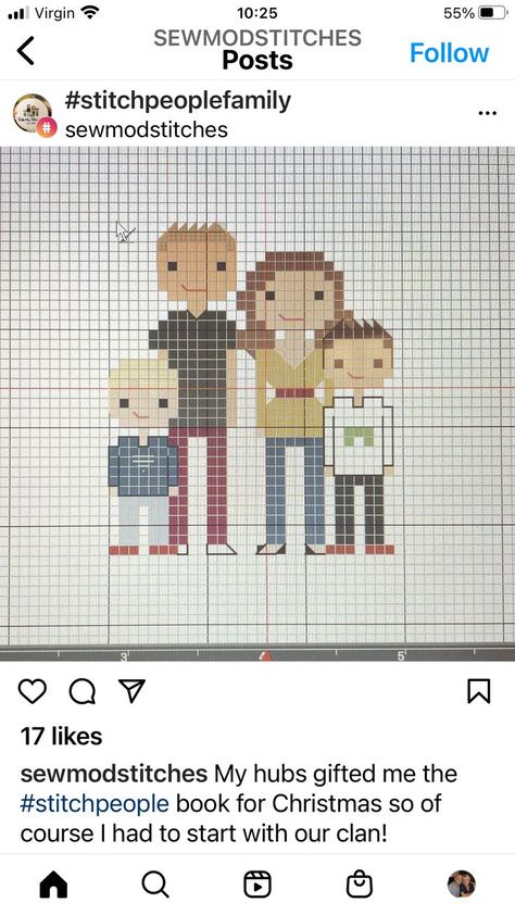 Cross Stitch Family Pattern Free, Stitch People Pattern, Cross Stitch People Family Portraits, Cross Stitch People, Family Cross Stitch, Stitch Family, Portrait Cross Stitch, Stitch People, Cross Stitch Family