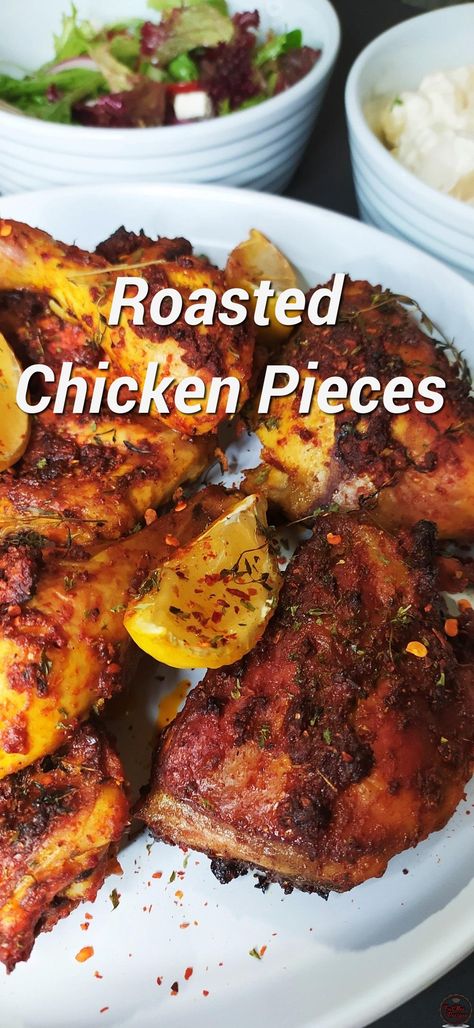 Roasted Chicken Parts Recipes, Best Roasted Chicken Pieces, Oven Roast Chicken Pieces, Roast Chicken Pieces Recipes, Roasted Chicken Recipes Pieces, Oven Roasted Chicken Pieces, Roast Chicken Oven Pieces, Roast Chicken Recipes Pieces Oven Baked, Roast Chicken Pieces Oven