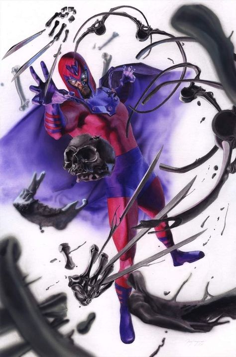 Wolverine Skeleton, Magneto Art, Example Of Comics, Max Eisenhardt, Marvel Inhumans, Online Scrapbook, Marvel Characters Art, Uncanny X-men, Marvel Comics Art