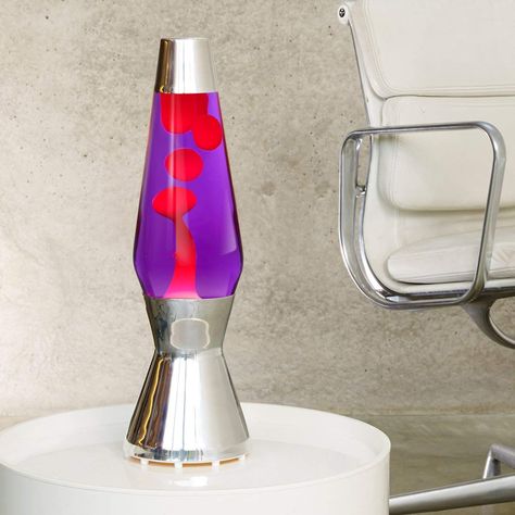 Purple Lava Lamp, Office Under Stairs, Cool Lava Lamps, Retro Decor Style, Hippie House, Retro Interior Design, Lamp Retro, Retro Interior, Design School