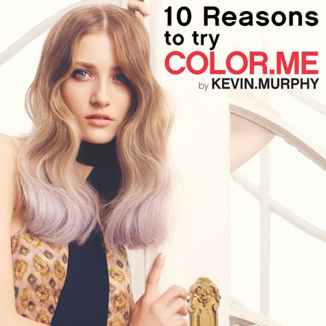 Want to try a new hair color? Here are 10 reasons to try COLOR.ME by KEVIN.MURPHY. Kevin Murphy Hair Color Chart, Haircolor Formulas, Kevin Murphy Hair Products, Creme Anti Age, Hair Color Chart, Fabulous Hair, Kevin Murphy, New Hair Colors, Hair Strand