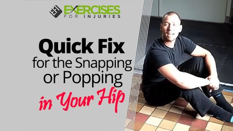 Hip Popping, Hip Flexibility, Yes I Can, Bad Food, Stretching Exercises, Health Knowledge, Hip Workout, Leg Raises, Free Workouts