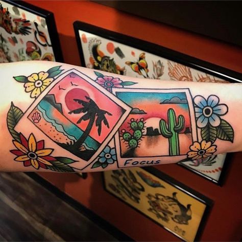 Traditional Cactus, Tropisches Tattoo, Tropical Tattoo, Cactus Tattoo, Petit Tattoo, Traditional Tattoo Sleeve, Hawaiian Tattoo, Metal Tattoo, Tattoo Traditional