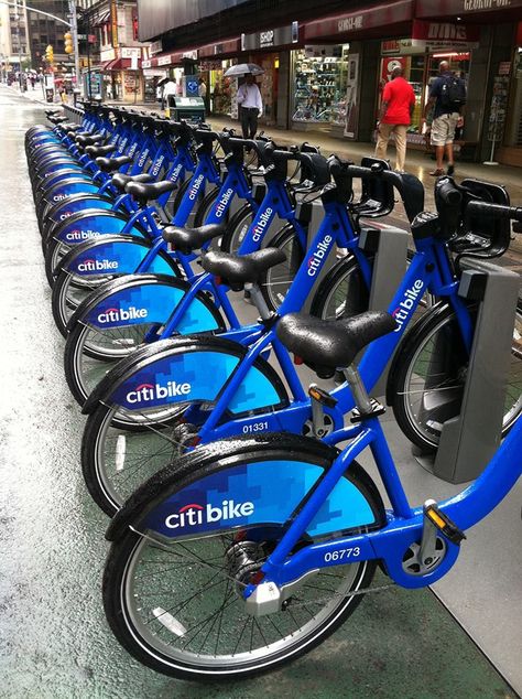 Officially the largest bike share system in US, Citibike - New York Bike Rental Shop, Bike Rental, Stationary Bike, Bicycle, Bike, New York, Blue, Quick Saves