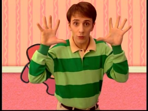 Steve Blues Clues, Blue From Blues Clues, Steve From Blues Clues, Blues Clues Steve, Blues Clues Original, Blue Clues, Blues Clues Memes Hilarious, Smash Board, Big Blue House