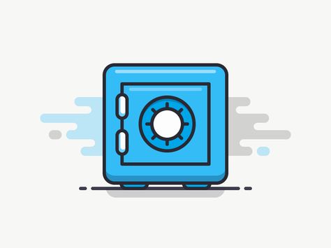 Vault by Sandor - Dribbble Vault Illustration, Drop Logo, Simple Icon, Best Icons, Simple Illustration, Illustration Character Design, Vaulting, Creative Professional, Global Community