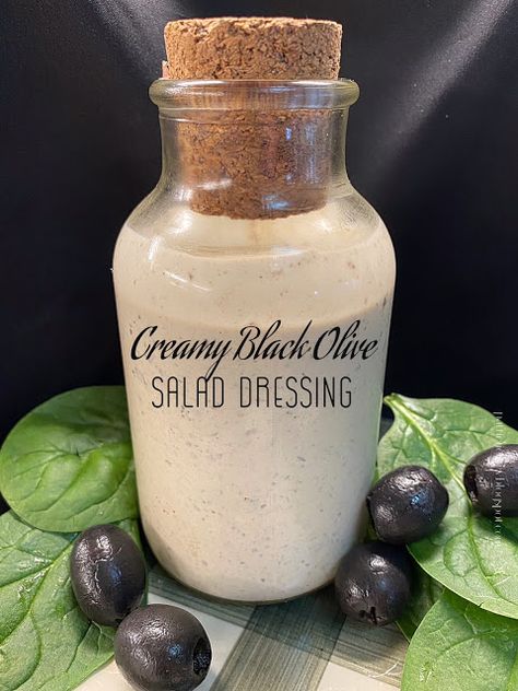 Olla-Podrida: Creamy Olive Dressing Creamy Olive Dressing, Olive Dressing Recipe, French Vinaigrette, Olive Salad, Salad Dressing Recipes Homemade, Kinds Of Salad, Homemade Salads, Homemade Salad Dressing, Supper Recipes