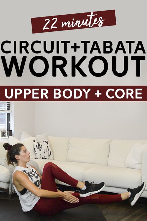 Upper Body Tabata, Upper Body Core Workout, Body Core Workout, Upper Body Cardio, Tabata Workout, Flat Stomach Workout, Slay Queen, Tabata Workouts, Exercise Routines