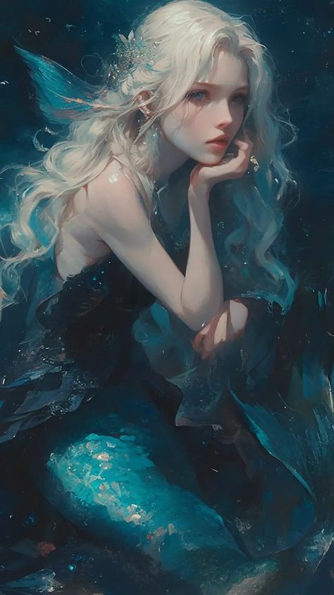 Nice Pfp, Fine Art Portrait Photography, Nikki Dress, Mermaid Pictures, Fine Art Portraits, Mermaid Art, Art Portrait, Hogwarts, Supernatural