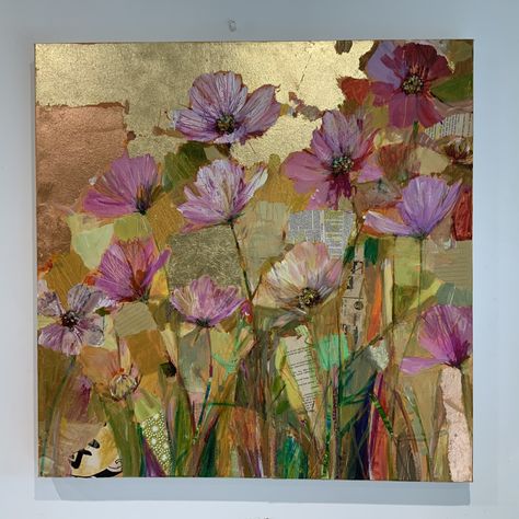 Norfolk Seascapes and Landscapes . - SALLY ANNE FITTER Garden Cosmos, Botanical Inspiration, Painting In Acrylic, Abstract Flower Art, Abstract Floral Art, Sea Painting, Knife Painting, Flower Art Painting, Art Painting Acrylic