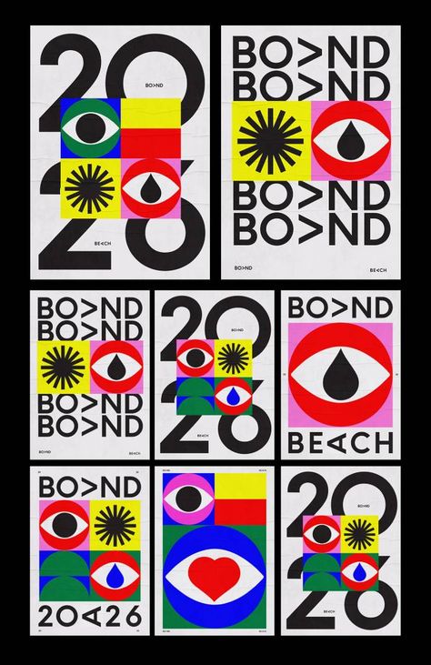 Maximalism Poster Design, Post Modern Graphic Design, Maximalism Graphic Design, Maximalism Design, Simple Poster Design, Nick Barclay, Minimalist Graphic Design, Design Studio Logo, Maximalist Design