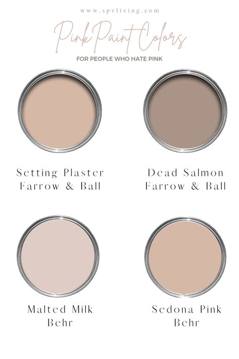 Dead Salmon Farrow And Ball, Rose Paint Color, Whimsical Room, Beige Paint Colors, Room Colours, Pink Paint Colors, Remodel Diy, Beige Paint, Themed Rooms