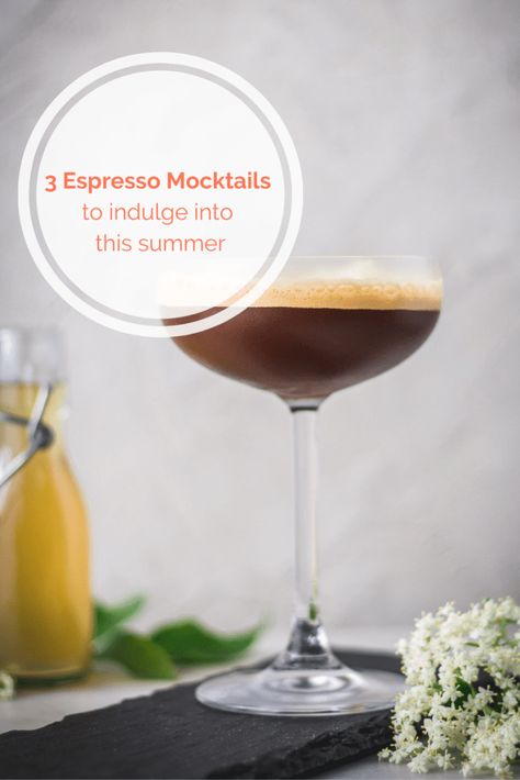 Summer Espresso Mocktails Mel's Coffee Travels Coffee Mocktail Non Alcoholic, Espresso Mocktail Recipe, Espresso Mocktini, Coffee Mocktail Recipe, Mixology Recipes, Homemade Strawberry Sauce, Coffee With Alcohol, Speciality Coffee Shop, Nut Milk Bag