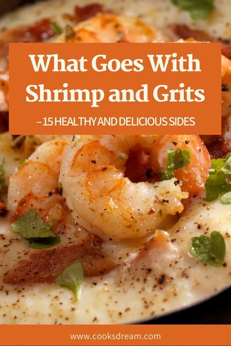 Healthy Shrimp And Grits Cooking Light, Vegetarian Shrimp And Grits, Shrimp And Grits Bar Wedding, Shrimp And Grits Brunch Ideas, Sides For Shrimp And Grits, Shrimp And Grits Side Dishes, Shrimp And Grits For A Crowd, What To Serve With Shrimp And Grits, Slow Cooker Shrimp And Grits