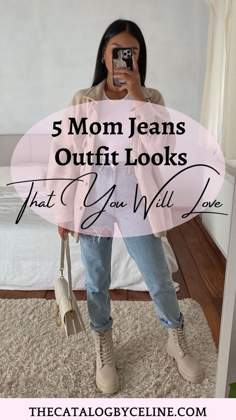 5 Mom Jeans Outfit Looks that you will Love Basic Mom Jeans Outfit, Mom Jeans And Vans Outfit, How To Wear Mom Jeans In Winter, Sport Mum Outfit Winter, Sweatshirt Mom Jeans Outfit, Baggy Mom Jeans Outfit Winter, Light Mom Jeans Outfit Fall, Mom Jean Boots, Winter Outfits With Mom Jeans