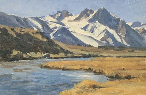 Montana Landscape Painting, Gouache Mountains, Landscape 1920x1080, Acrylic Mountain Painting, Montana Landscape, Color Pencil Illustration, Oil Painting Inspiration, Library Art, Mountains Landscape