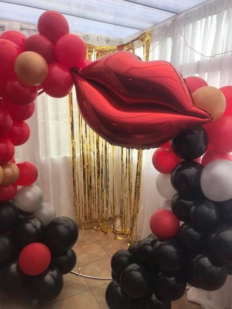 Lips Party Theme, Rocky Horror Party Decorations, Rocky Horror Picture Show Themed Party, Rocky Horror Picture Show Decorations, Rocky Horror Picture Show Party Ideas, Rocky Horror Party Ideas, Rocky Horror Party, Rocky Horror Picture Show Party, Horror Party