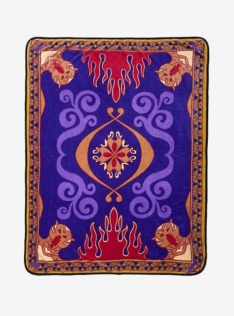 Disney Aladdin Magic Carpet Throw Blanket, Aladdin Props, Disney Playroom, Aladdin Carpet, Aladdin Magic Carpet, Disney Office, Disney Craft, Jasmine Party, Disney House, Disney Room