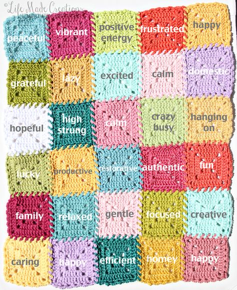 crochet mood blanket: march recap **thanks so much for pinning me ♥ Mood Blanket Crochet, Crochet Mood Blanket, Mood Blanket, Crocheting For Beginners, Free Crochet Scarf, Temperature Blanket, Elegant Crochet, Crochet Quilt, Manta Crochet