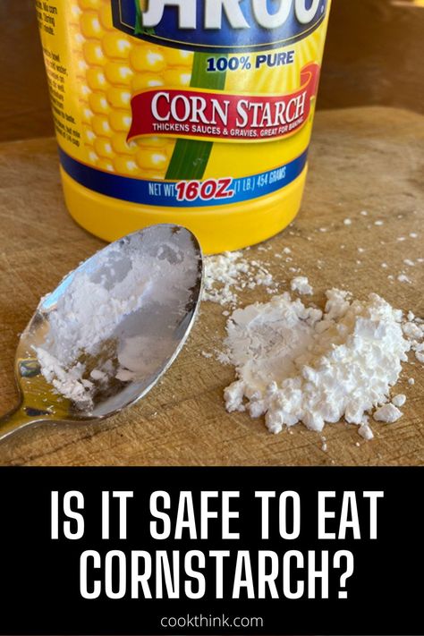 Is It Safe To Eat Cornstarch - CookThink Eating Cornstarch, Cornstarch Chunks, Cornstarch Chunks Eating, Cornstarch Eating, Science Experiments With Corn Starch, How To Thicken Soup With Cornstarch, How To Make Cornstarch, Diy Cornstarch, Corn Starch And Conditioner