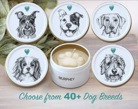 Gift For Dog Lover, Diy Pet Safe Candles, Mom Candle, Pet Candle, Pet Safe Candles, Dog Candle, Cat Candle, Personalized Pet Gifts, Printed Candles