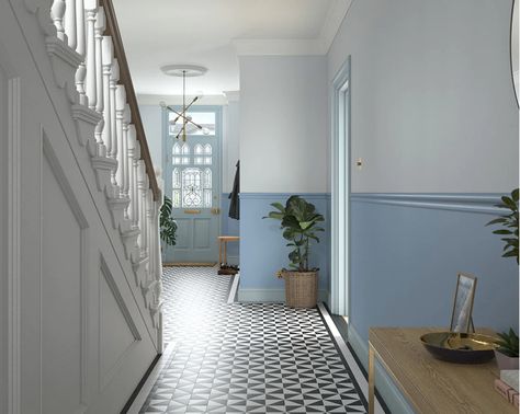 32 Hall Wall Colour Combination Ideas 23 32 Hall Wall Colour Combination Ideas Dulux Heritage Colours, Hall Paint, Heritage Interior, Heritage Colours, Heritage Paint, Hall Stairs And Landing, Hallway Makeover, Wall Color Combination, Hallway Colours