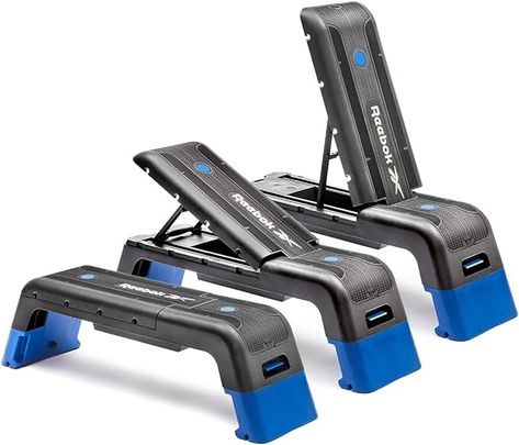 Ideal for all types of training, the Deck is a completely adaptable platform with incline, decline and flat bench configurations, including the ability to tilt the backrest into four adjustable positions. The Deck also offers two levels of height adjustment (7.9 & 13.8 in) to further boost the intensity and diversify your exercise options. To help get you started you’ll have access to free online video workouts so you can get the most out of your new Reebok Deck. Home Gym Bench, Gym Bench, Deck Bench, Adjustable Weight Bench, Weight Bench, Fitness Home, Home Fitness, Weight Benches, Strength Training Workouts