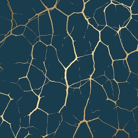 Kintsugi Wallpaper, Japanese Kintsugi, Kintsugi Art, Abstract Floral Art, Geometric Fabric, Pattern Background, Art Background, Design Floral, Surface Pattern Design