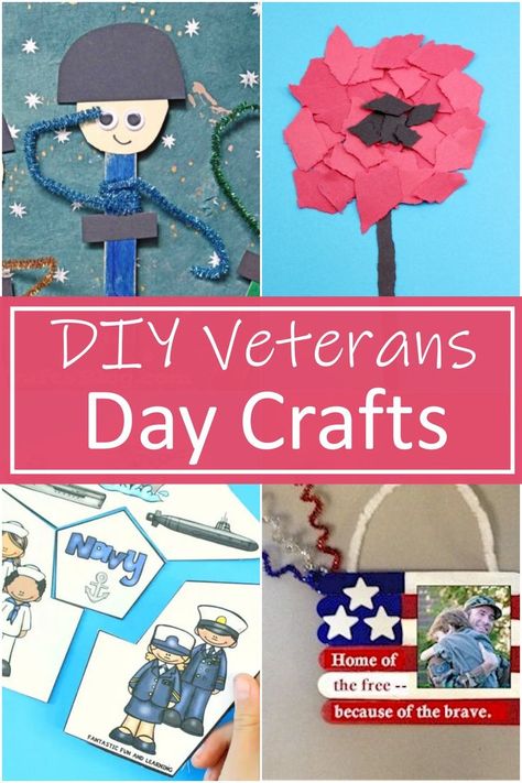 Veterans Day Crafts Veterans Day Crafts For Kids, Veterans Day For Kids, Veterans Day Crafts, Crafts For Kids Preschool, Country Christmas Ornaments, Clay Projects For Kids, Simple Holiday Cards, Patriotic Diy, Show Gratitude