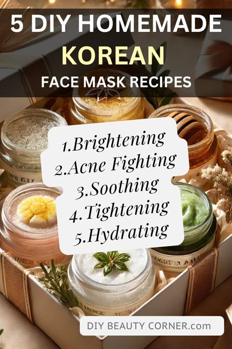 5 Best DIY Homemade Korean Face Mask Recipes Homemade Face Masks For Oily Skin, Homemade Rice Mask, Diy Moisture Face Mask, Korean Face Mask Recipe, Diy Moisturizing Face Mask, Diy Face Mask For Acne, Diy Collagen Face Mask, Homemade Face Masks For Glowing Skin, Rice Powder Face Mask