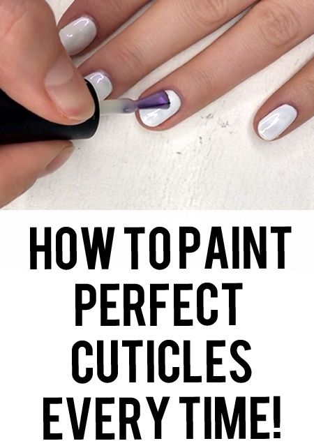 How to paint neat cuticles every time | xameliax beauty How To Paint Fingernails At Home, How To Paint Fingernails Perfectly, Gel Polish Tips And Tricks, How To Paint Your Own Nails, Gel Nail Tips And Tricks, How To Paint Nails Perfectly, Perfect Cuticles, Diy Gel Nails At Home, How To Paint Nails