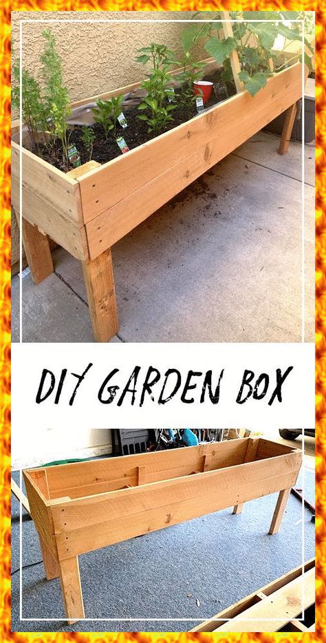 Diy Raised Planter, Garden Boxes Diy, Raised Planter Boxes, Garden Boxes Raised, Garden Planter Boxes, Diy Planter Box, Diy Raised Garden, Raised Garden Beds Diy, Raised Planter